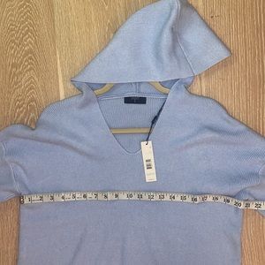 New: Tahari Light Blue Sweater